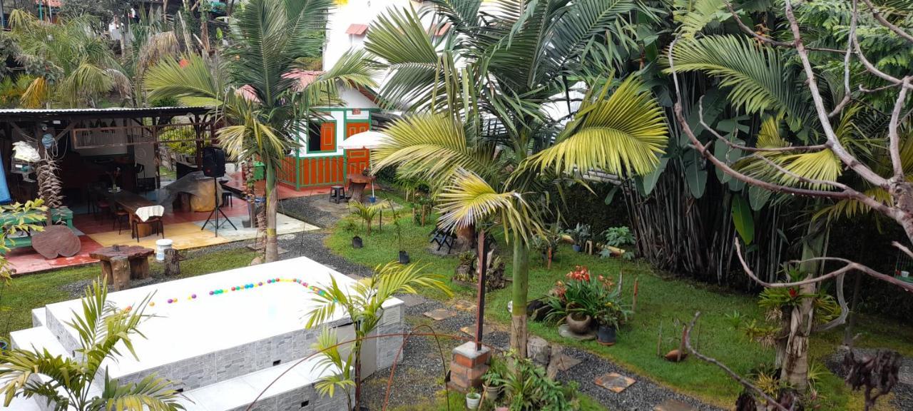 Hostal Estrella De Agua Salento Buitenkant foto