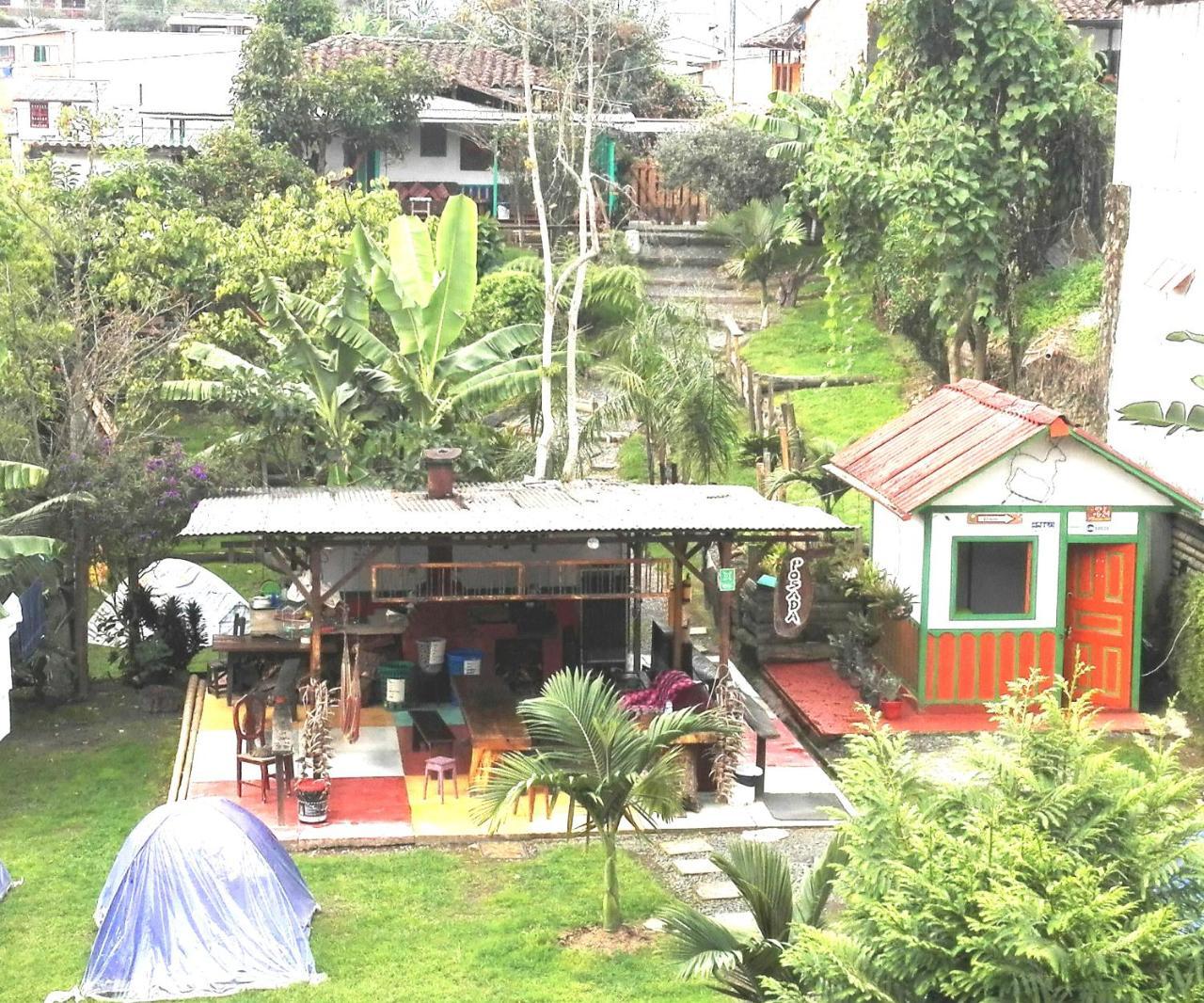 Hostal Estrella De Agua Salento Buitenkant foto