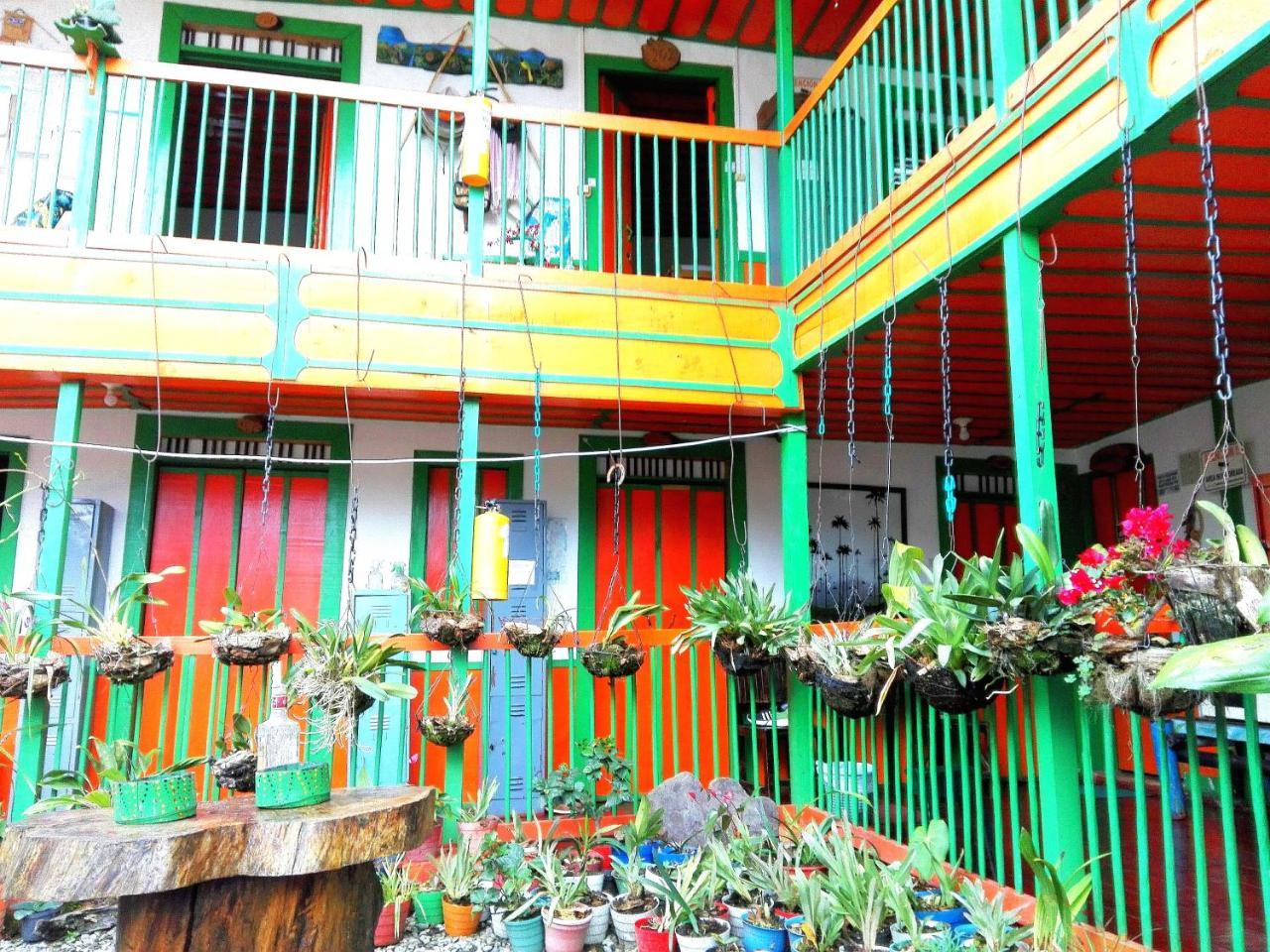 Hostal Estrella De Agua Salento Buitenkant foto