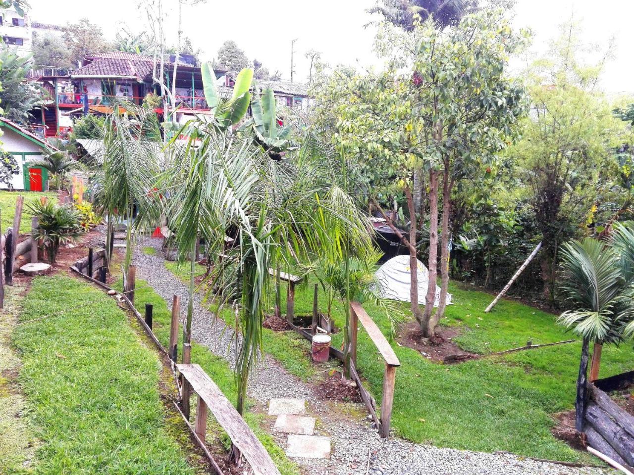 Hostal Estrella De Agua Salento Buitenkant foto